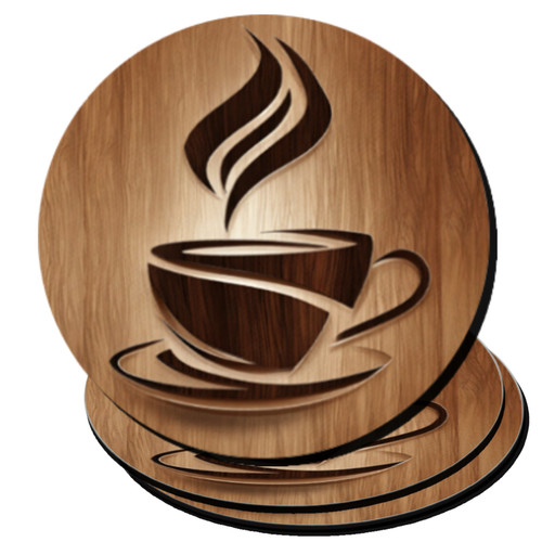 Coasters wood grain effect - grain, 1