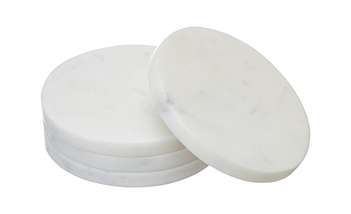 Marble coasters set - coasters, hot