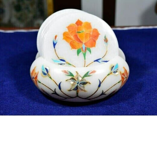 Handmade marble coaster set - marble,