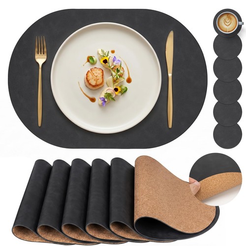 Premium oval faux leather - premium,