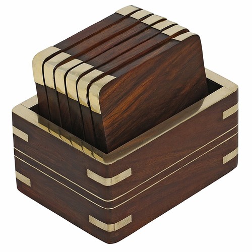 Wooden drink coasters - drink,
