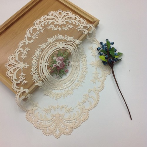 1pc retro oval lace - 1pc,