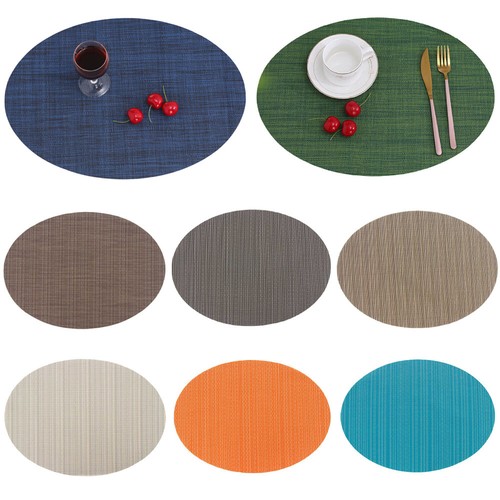 Set oval placemat - of, 4