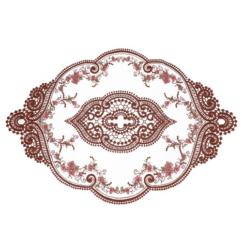 12x17in retro lace placemat - 12x17in,