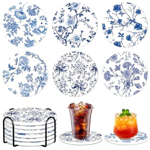 Blue and white - white, of
